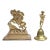 Napoleon Brass Desk Top Sculpture and Bell For Sale