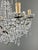 20th Century Crystal and Bronze Chandelier with Pendants For Sale - Image 3 of 13