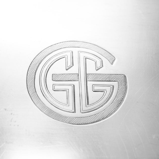 Early 20th Century Vintage 925 Sterling Silver Round 3d Floral Platter Tray For Sale - Image 5 of 6