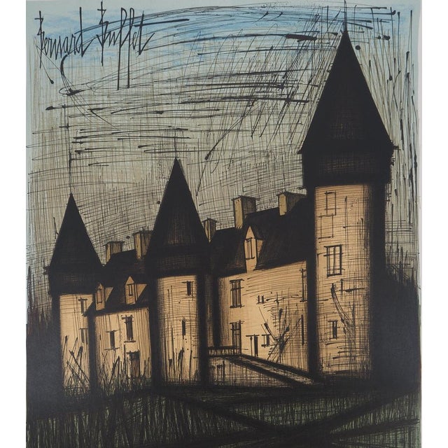 Bernard Buffet, Culan Castle, Lithograph For Sale - Image 5 of 8