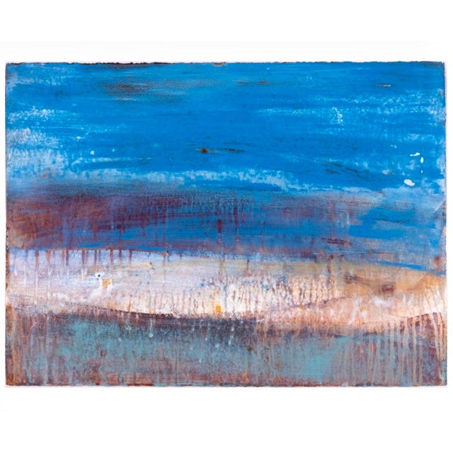 Early 21st Century Shawn Dulaney, Abstract Expressionist Virtues Landscape Venetian Plaster Painting Shawn Dulaney, c. 2010-2011 For Sale - Image 5 of 12