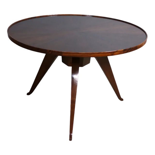 Pedestal Table in the style of Jules Leleu, 1930s For Sale