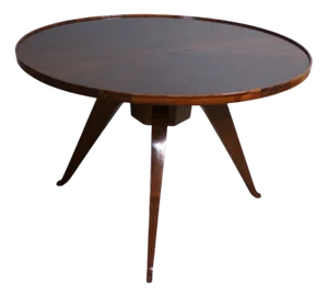 Pedestal Table in the style of Jules Leleu, 1930s