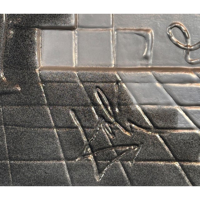 Surrealism Mid 20th Century Salvador Dali Lincoln in Dalivision Platinum Bas Relief For Sale - Image 3 of 6