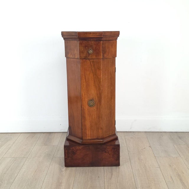 Pair of Column Cabinets in Cherry, Italy Circa 1820 For Sale - Image 11 of 12