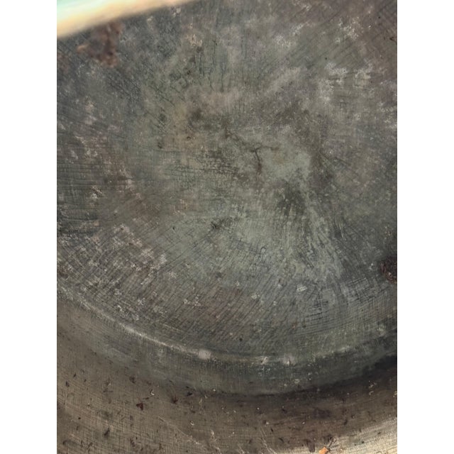 Metal Early 20th Century Pair of Southeast Asian Bronze Rain Drums with Great Patina For Sale - Image 7 of 18