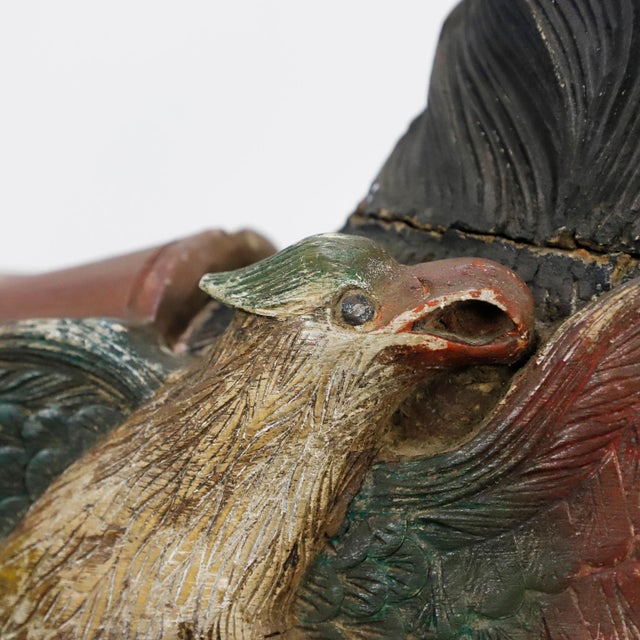 Rare and Antique Mexican Carousel Horse For Sale - Image 10 of 18