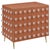 Terracotta Murano Glass Cabinet with 90 Clear Spheres and Brass from Justfurnituress SRL For Sale - Image 9 of 9