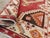 Galerie Shabab Collection Mid-20th Century Handmade Turkish Oushak Throw Rug in Red and Ivory For Sale - Image 9 of 9