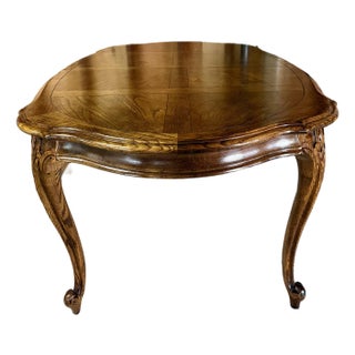 1950s French Provincial Louis XV Extendable Table For Sale