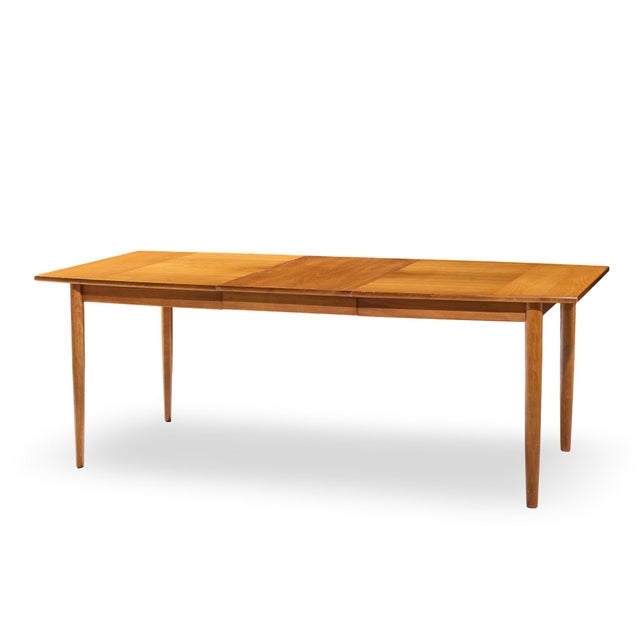 Barney Flagg for Drexel Parallel Mid Century Walnut Expanding Dining Table With 2 Leaves For Sale - Image 11 of 13