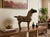 Vintage Oriental Chinese Reddish Maroon Cloisonne Metal Horse Figure For Sale - Image 10 of 14