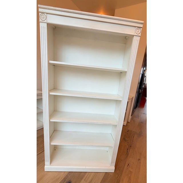 Beautiful Ethan Allen Crawford Tall Bookcase in excellent condition. This is a high-quality, handcrafted piece made from...