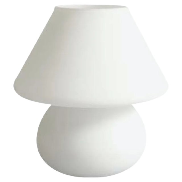 Italian Murano Glass Mushroom Table Lamp, 1981 For Sale