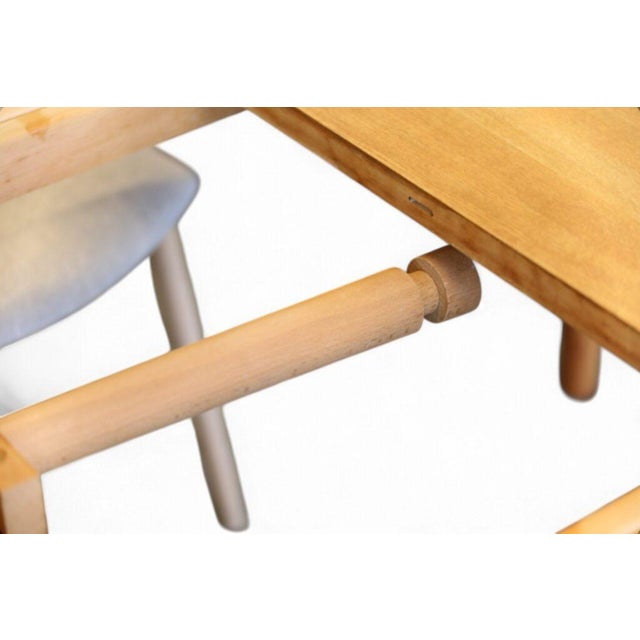 Vintage Oval Dining Table in Oak from Brdr. Andersen, 1960s For Sale - Image 9 of 14