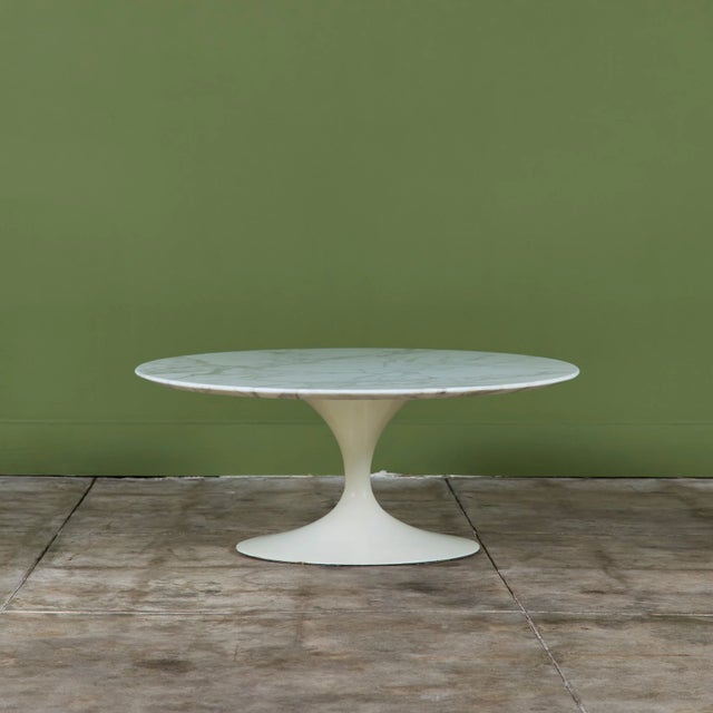 Eero Saarinen Marble Top Coffee Table for Knoll For Sale - Image 9 of 17
