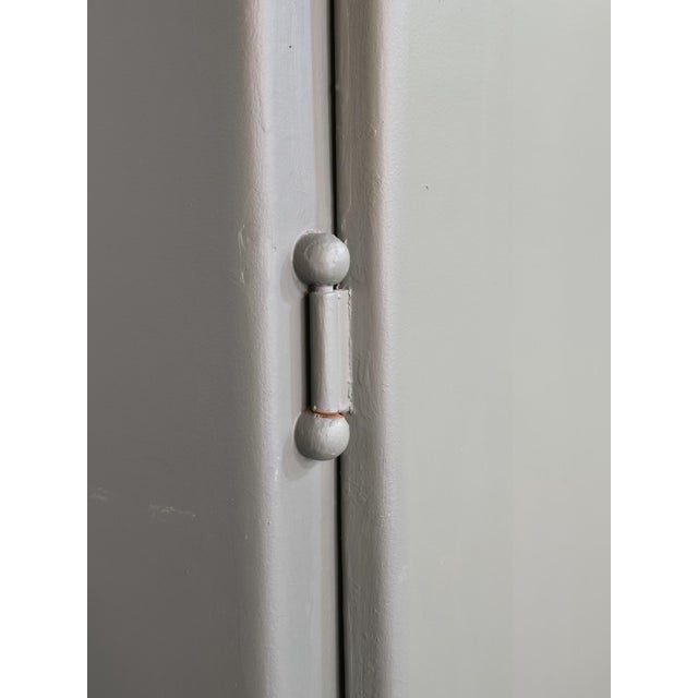 Vintage Metal Kitchen Cabinet with Rounded Edges, 1950s For Sale - Image 9 of 14