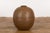 Prem Collection Handcrafted Brown Vase with Textured Honeycomb Style Motifs For Sale - Image 11 of 12