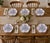 Hand-Painted South African Art Pottery Botanical Pinwheel Plates - Set of 6 For Sale - Image 10 of 12