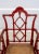 Chinese Chippendale Cane Seat Red Finish Armchair For Sale In Philadelphia - Image 6 of 14