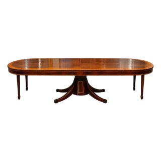 Late 19th Century English Mahogany Extension Dining Table For Sale