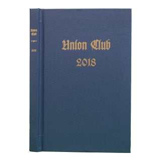 The Union Club of the City of New York 2018 Members' Annual For Sale