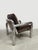 Textile Chrome Armchair in Velvet Brown by Hkliving For Sale - Image 7 of 7