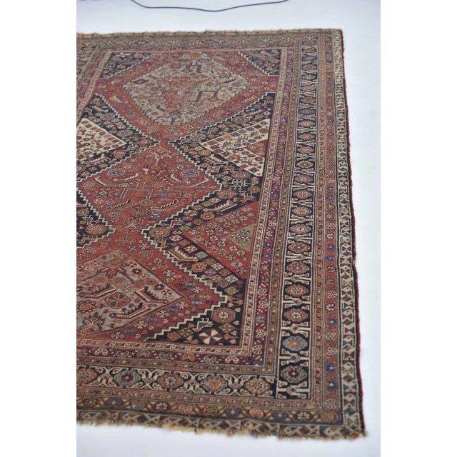 Textile Antique Oliver Nomadic Village Rug, 5 x 8.3 For Sale - Image 7 of 11