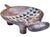 Vintage Handcrafted West-African Soapstone Rhino Figurine Footed Bowl For Sale - Image 4 of 6