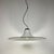 Large Black and White Swirl Murano Glass Trumpet Pendant Light from Maestri di Murano, Italy, 1980s For Sale - Image 4 of 9