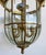 English Late 20th Century Brass and Beveled Glass Lantern Pendant Light Fixture, 5 Chandelier Bulbs For Sale - Image 3 of 9