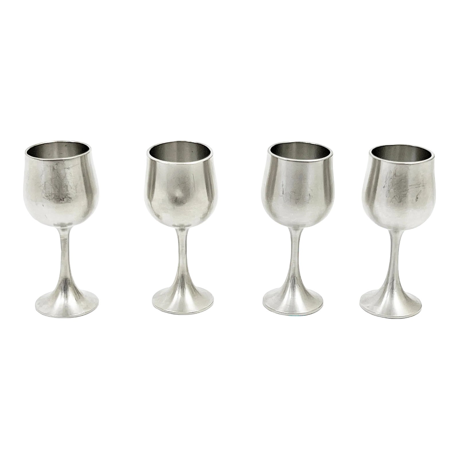 Vintage Authentic Royal Selangor Satin Finish Solid Pewter Mini