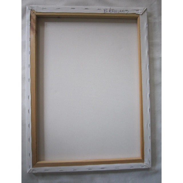 1970s Nude Oil Painting, Signed "Angelakis" For Sale - Image 5 of 5