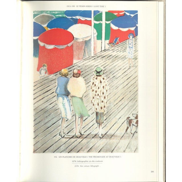 1970s Jean-Pierre Cassigneul - Signed Original LIthograph - Les Planches De Deauville For Sale - Image 10 of 11
