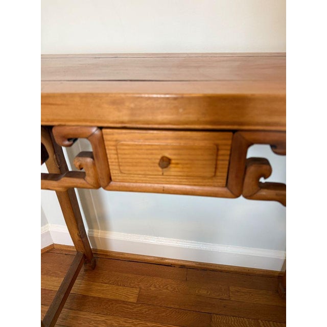 19th Century 19th C Chinese Elm Altar Table For Sale - Image 5 of 10