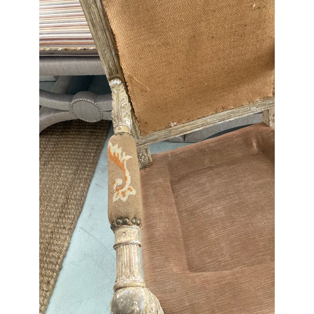 Wood 19th Century Empire Fauteuils in the Manner of Pierre Benoit Marcion For Sale - Image 7 of 10