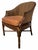 Mid-Century Modern Set of Two McGuire Rattan Caned Toboggan Dining Chairs For Sale - Image 3 of 7