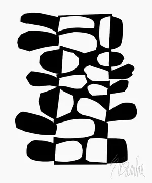 The Potential of the Rectangle No. 1 Fine Art Print 20" X 24" by Liz Roache
