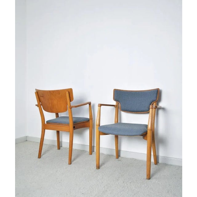 Set of Portex Armchairs by Peter Hvidt & Orla Mølgaard-Nielsen for Fritz Hansen For Sale - Image 10 of 11
