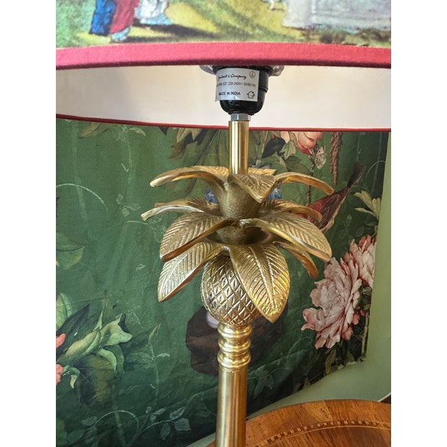 Contemporary Palma Lamp with Oval Panoramique Lampshade For Sale - Image 3 of 5