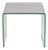 Glass Waterfall Side Table from Fiam, Italy, 1980s For Sale
