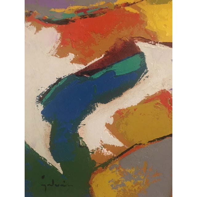 Contemporary 2022 Contemporary Abstract Expressionist Oil Painting by Jesus Galvan For Sale - Image 3 of 8