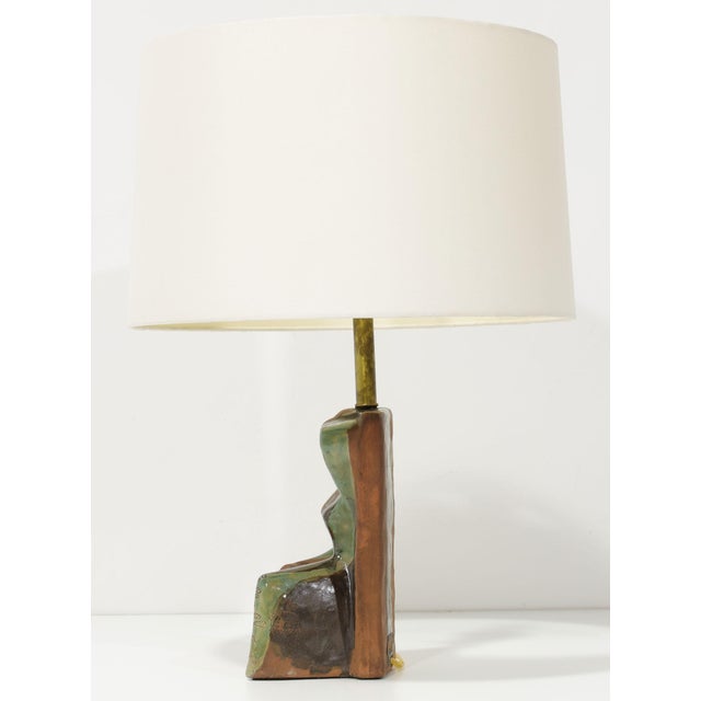 Mid-Century Modern 1950s Marianna Von Allesch Sculptural Table Lamp For Sale - Image 3 of 8