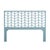 Coastal Ivy Platform Bed King, Pool Blue For Sale - Image 3 of 6
