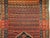 Vintage Persian Kurdish Bidjar Wide Runner Rug, Hand-Knotted Wool, Paisley Pattern, Terracotta & Blue, 4x11 For Sale - Image 10 of 12