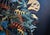Confetti of Life depicts a vibrant interplay between nature and humanity, illustrated through a hand cradling an array of...