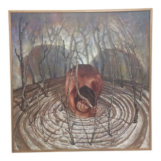 Large Signed Original Oil Painting by Jack Thursby | Statement Wall Art | Unique Fine Art for Home or Office For Sale