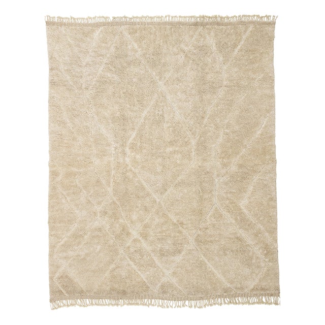 Hand-Knotted Wool Premium Rug by Azele Studio For Sale