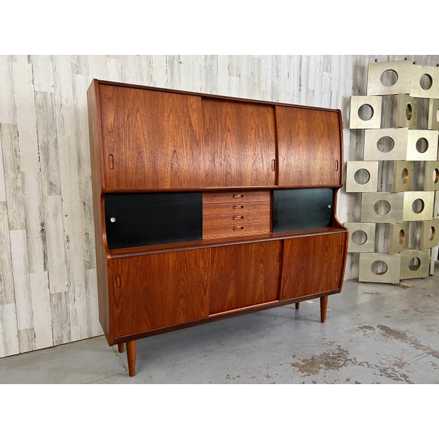 Mid-Century Modern Danish Teak Sideboard by Poul M. Jessen Viby For Sale - Image 3 of 13