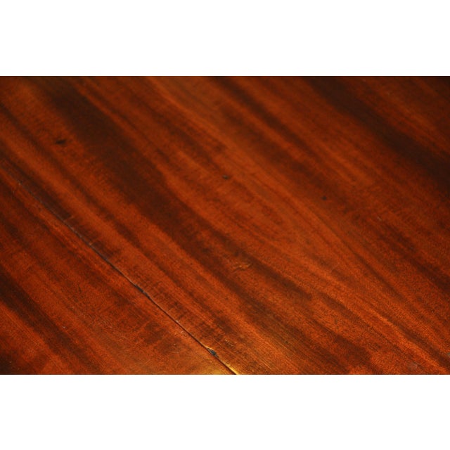 Wood Antique Mahogany Georgian Style Refectory Dining Table For Sale - Image 7 of 9